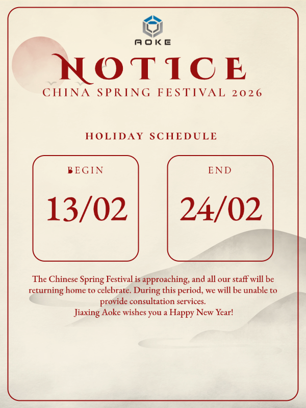 Hinweis zum Frühlingsfest